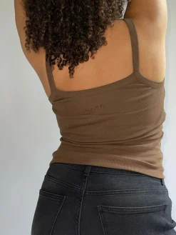 Flash Sale Djerf Avenue Daily Tank Top Ribbed Cocoa