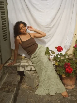 Flash Sale Djerf Avenue Daily Tank Top Ribbed Cocoa