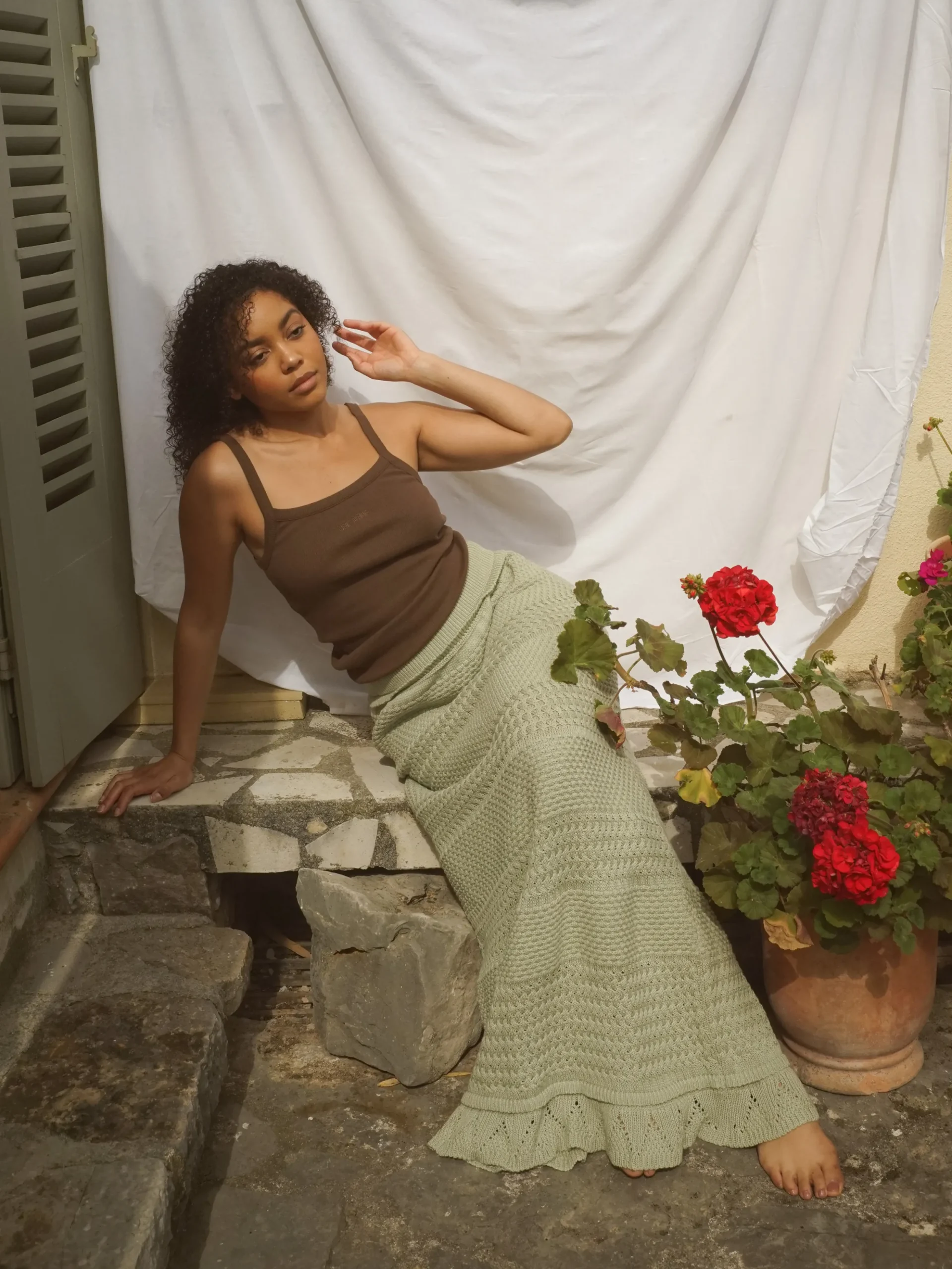 Flash Sale Djerf Avenue Daily Tank Top Ribbed Cocoa