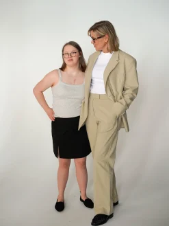 Sale Djerf Avenue Daily Tank Top Ribbed Grey Melange