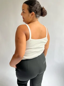 Sale Djerf Avenue Daily Tank Top Ribbed Grey Melange