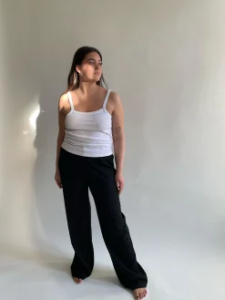 Online Djerf Avenue Daily Tank Top Ribbed White