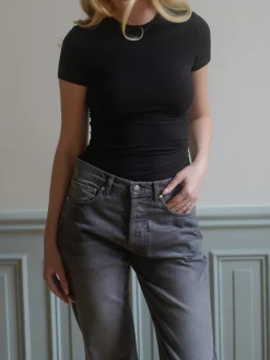 Cheap Djerf Avenue Daily T-shirt Black