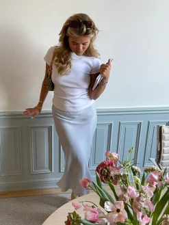 Store Djerf Avenue Daily T-Shirt Ribbed White