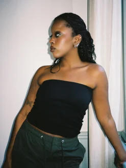 Fashion Djerf Avenue Daily Tube Top Black