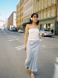 Flash Sale Djerf Avenue Daily Tube Top Butterfly White Butterfly