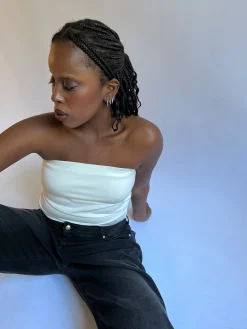 Best Sale Djerf Avenue Daily Tube Top White