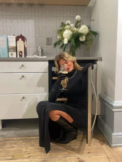 Store Djerf Avenue Daily Turtleneck Top Black