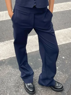 Sale Djerf Avenue Day-to-day Pants Deep Blue