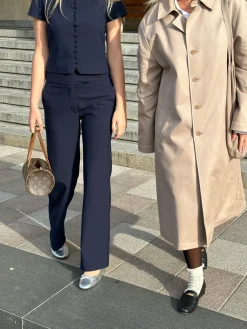 Sale Djerf Avenue Day-to-day Pants Deep Blue