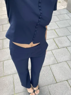 Sale Djerf Avenue Day-to-day Pants Deep Blue