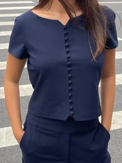 New Djerf Avenue Day-to-day Top Deep Blue