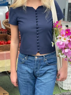 New Djerf Avenue Day-to-day Top Deep Blue