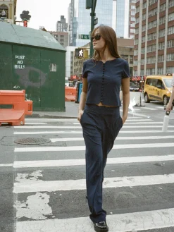 New Djerf Avenue Day-to-day Top Deep Blue