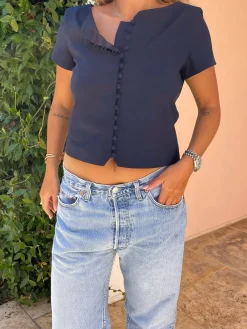 New Djerf Avenue Day-to-day Top Deep Blue