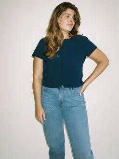 New Djerf Avenue Day-to-day Top Deep Blue