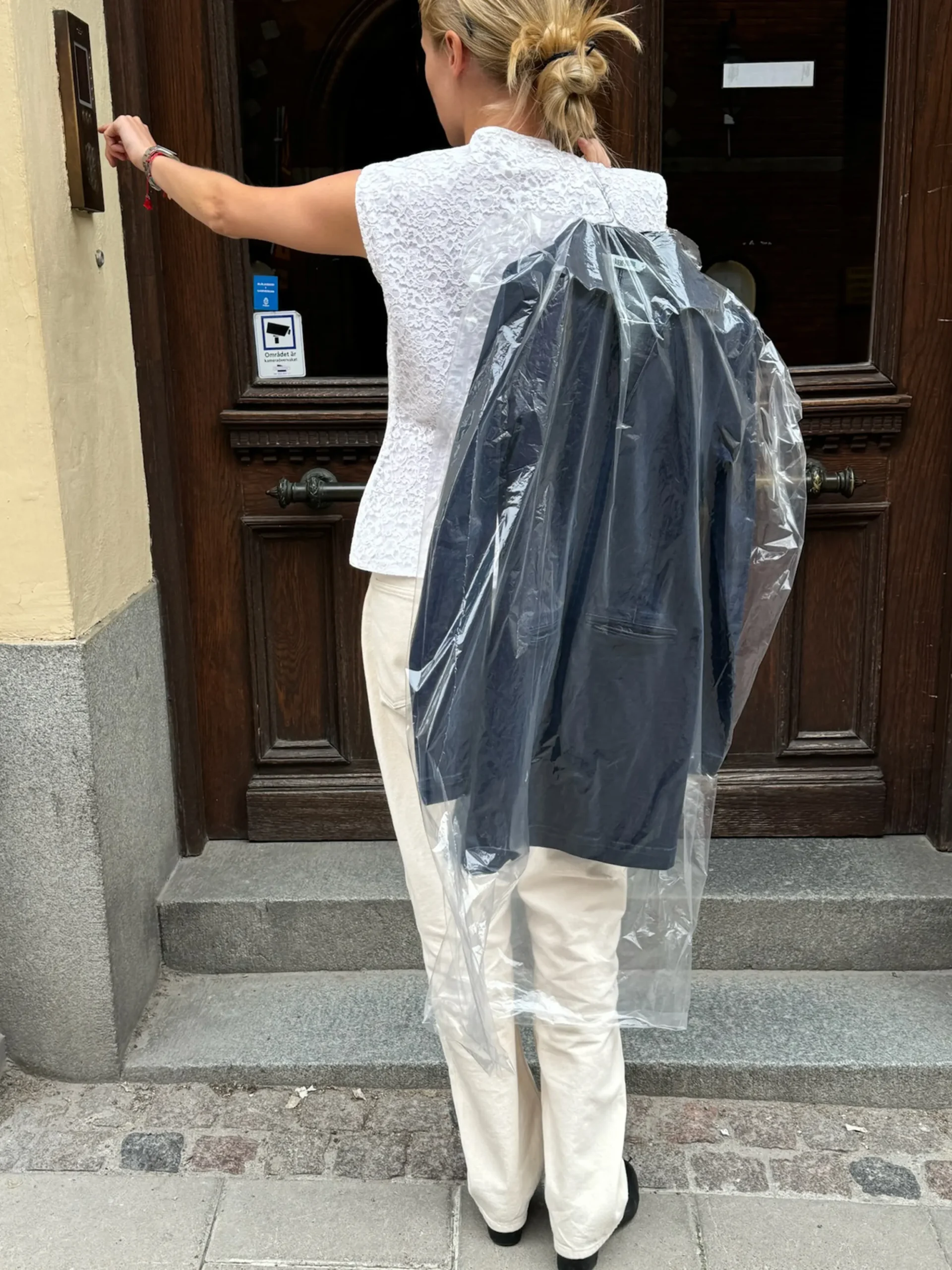 Online Djerf Avenue Denim Mini Dress Tall Midnight Blue