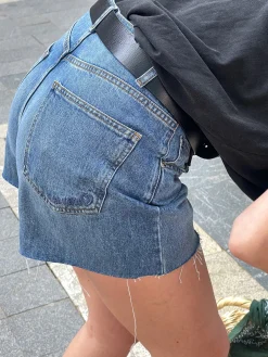 Sale Djerf Avenue Denim Shorts Vintage Blue