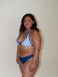 Online Djerf Avenue Diana Terry Bikini Top Seaside Stripe