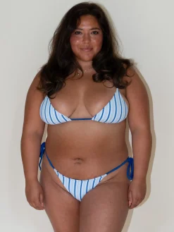 Best Sale Djerf Avenue Divine Terry Bikini Bottom Seaside Stripe