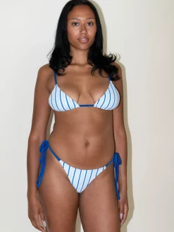 Best Sale Djerf Avenue Divine Terry Bikini Bottom Seaside Stripe