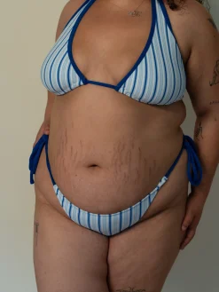 Best Sale Djerf Avenue Divine Terry Bikini Bottom Seaside Stripe