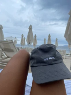 Online Djerf Avenue Cap Washed out Black