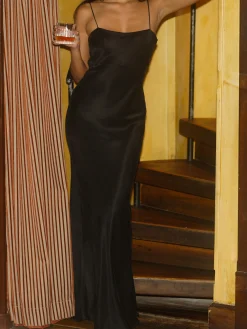 Cheap Djerf Avenue Dream Dress Maxi Ash