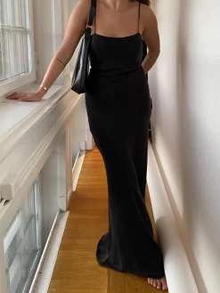 Cheap Djerf Avenue Dream Dress Maxi Ash