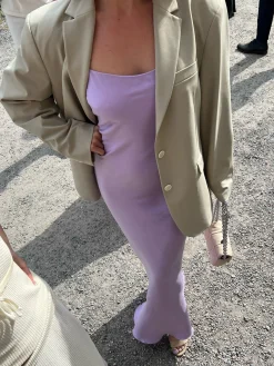 Cheap Djerf Avenue Dream Dress Maxi Iris