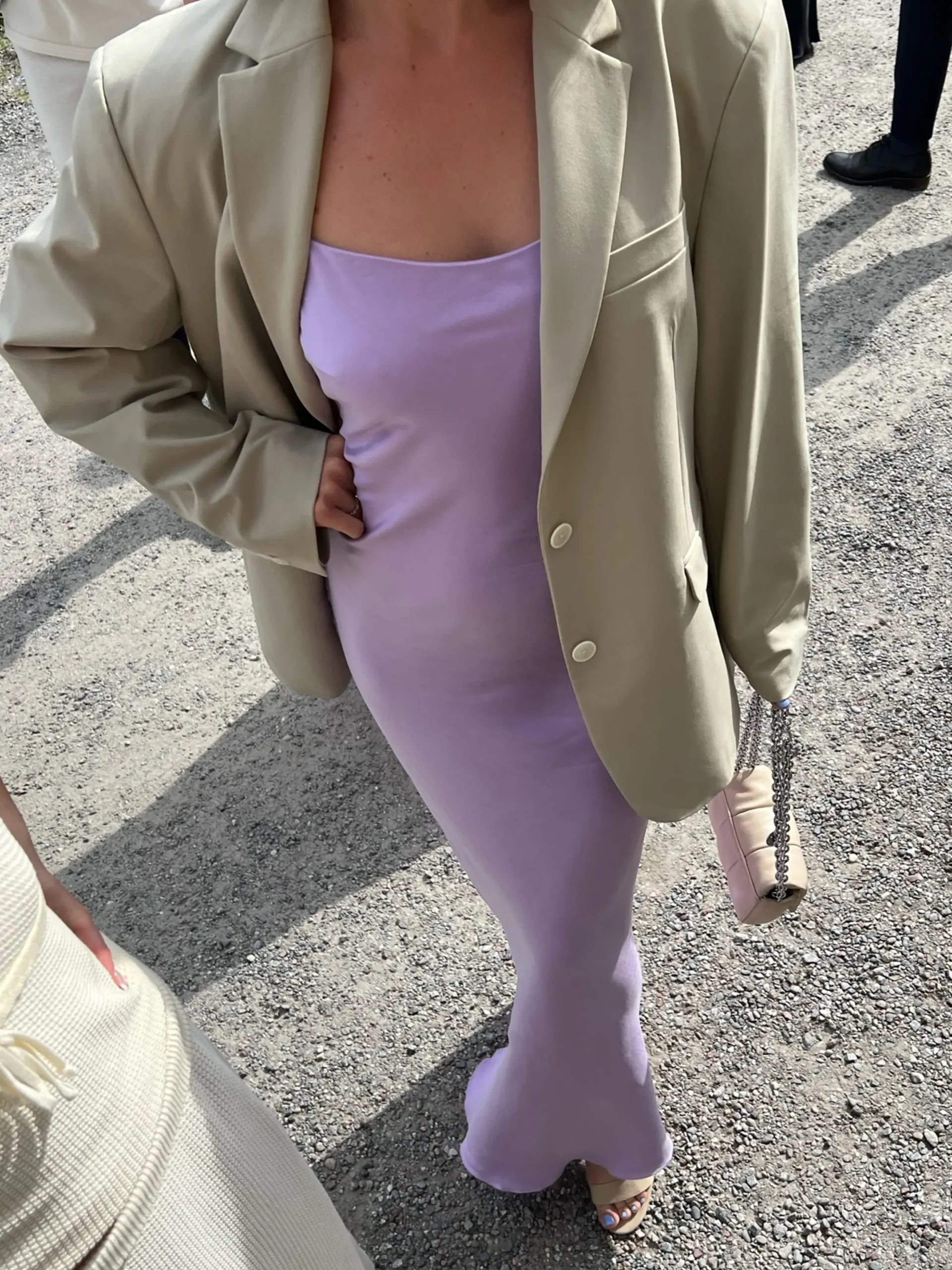 Cheap Djerf Avenue Dream Dress Maxi Iris