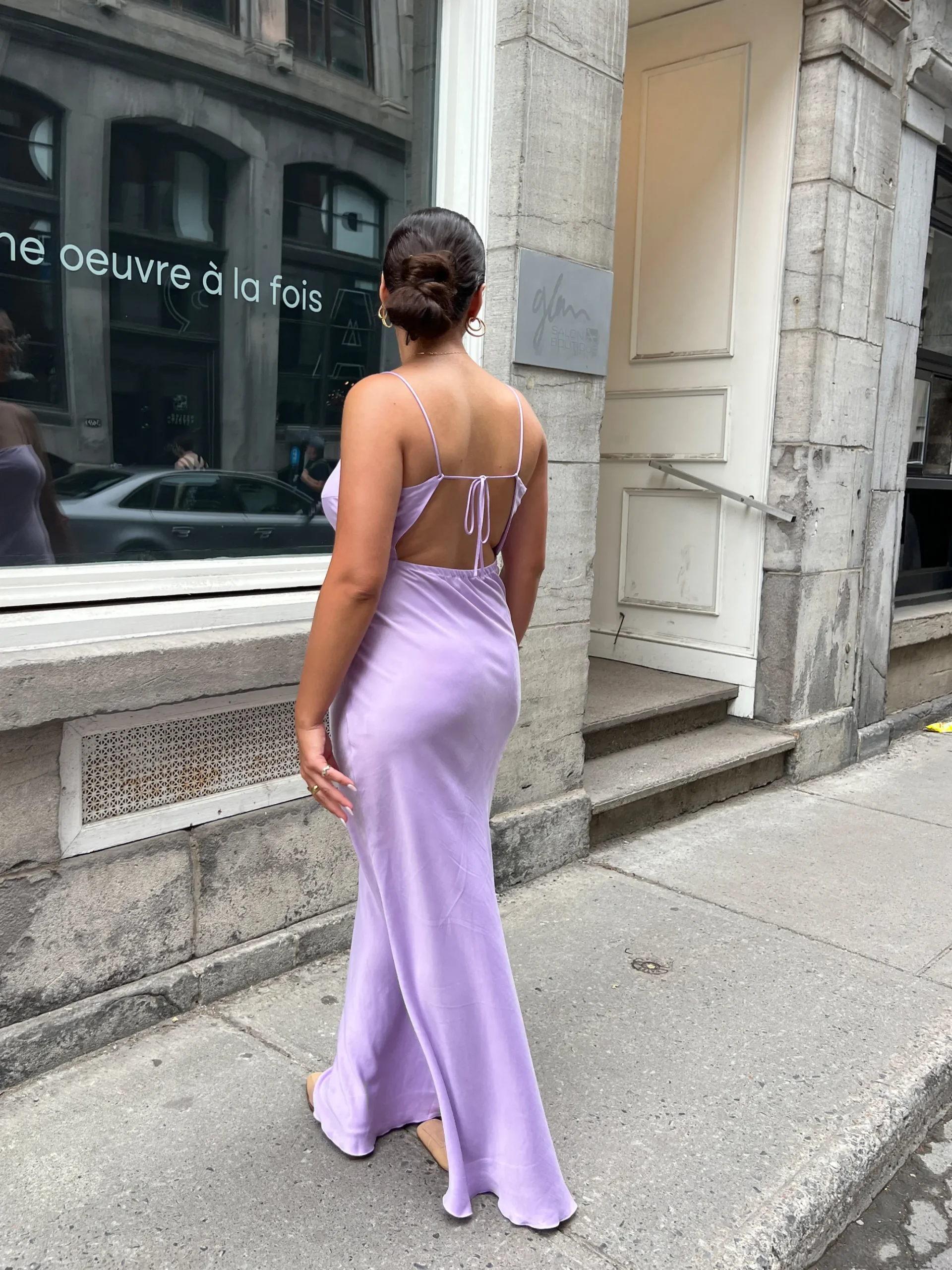 Cheap Djerf Avenue Dream Dress Maxi Iris