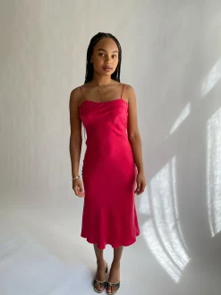 Online Djerf Avenue Dream Dress Midi Sunrise