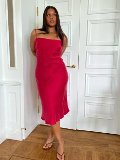 Online Djerf Avenue Dream Dress Midi Sunrise