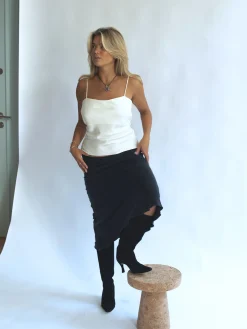 Online Djerf Avenue Dream Skirt Ash