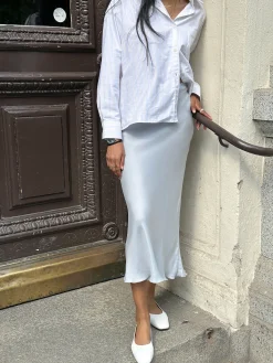 New Djerf Avenue Dream Skirt Baby Blue