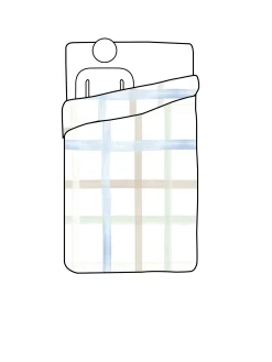 Fashion Djerf Avenue Duvet Cover Gingham - Single