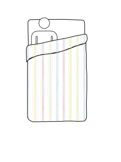 New Djerf Avenue Duvet Cover Summer Rainbow - Single