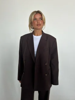 Store Djerf Avenue Essential Blazer Brown