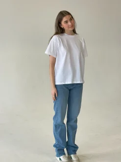 Cheap Djerf Avenue Essential T-shirt White