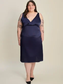 Flash Sale Djerf Avenue Evening Midi Dress Midnight Blue