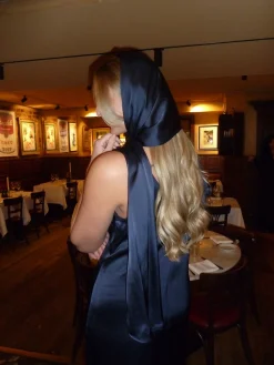 Hot Djerf Avenue Evening Scarf Midnight Blue