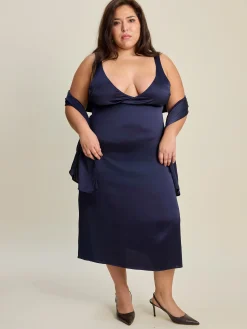 Hot Djerf Avenue Evening Scarf Midnight Blue