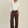 Online Djerf Avenue Everyday Pants Tall Brown
