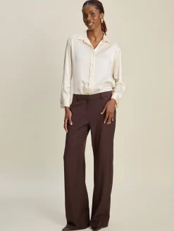 Online Djerf Avenue Everyday Pants Tall Brown