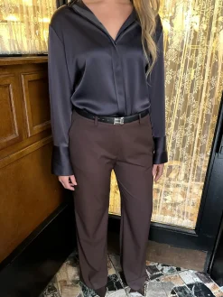 Online Djerf Avenue Everyday Pants Tall Brown