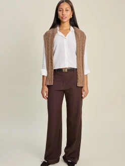 Online Djerf Avenue Everyday Pants Tall Brown