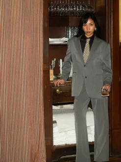 Shop Djerf Avenue Favorite Pants Grey