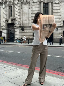 Clearance Djerf Avenue Favorite Pants Oat