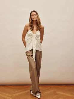 Online Djerf Avenue Favorite Pants Oat - Tall